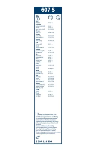 BOSCH Wiper Blade (3397118306)