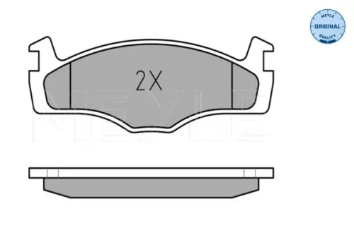 MEYLE Brake Pad Set, disc brake (0252088715)