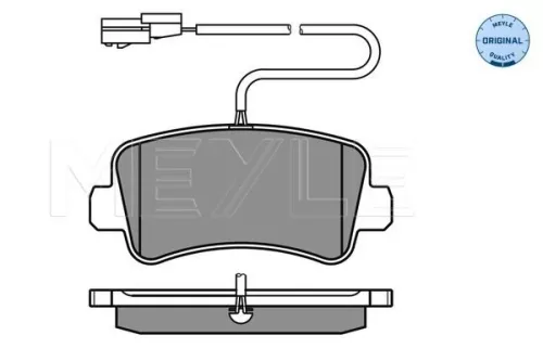 MEYLE Brake Pad Set, disc brake (0252511218/W)