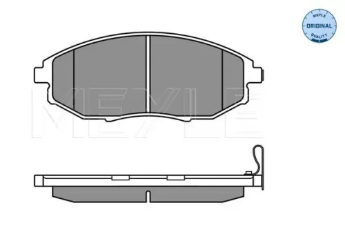 MEYLE Brake Pad Set, disc brake (0252486417/W)
