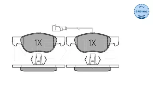 MEYLE Brake Pad Set, disc brake (0252192717/W)