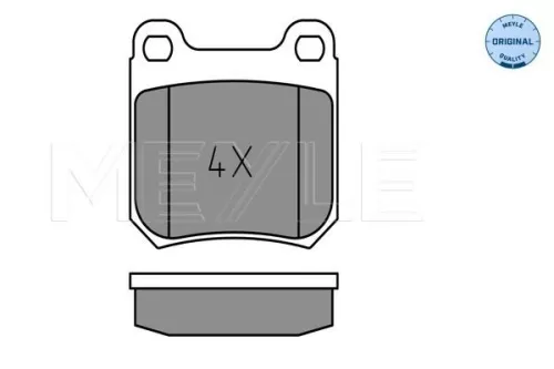 MEYLE Brake Pad Set, disc brake (0252105015)