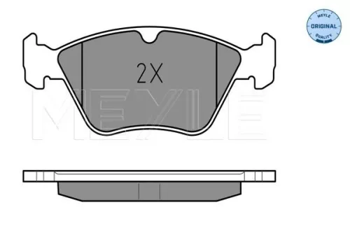 MEYLE Brake Pad Set, disc brake (0252141117)