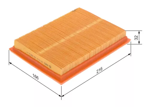 BOSCH Air Filter (1457433593)