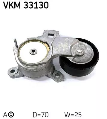 SKF Belt Tensioner, V-ribbed belt (VKM33130)