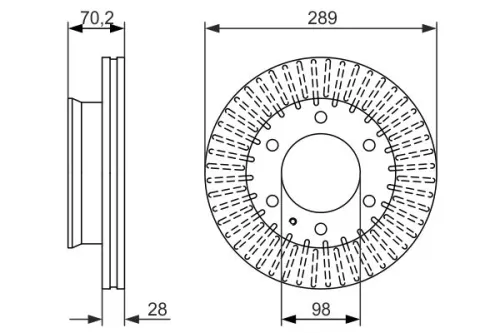 BOSCH Brake Disc (0986479711)