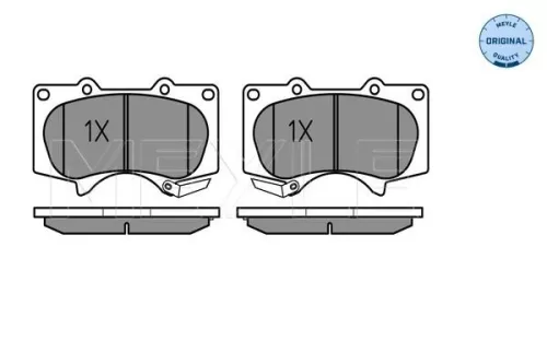 MEYLE Brake Pad Set, disc brake (0252402417/W)