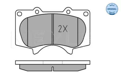 MEYLE Brake Pad Set, disc brake (0252402417/W)