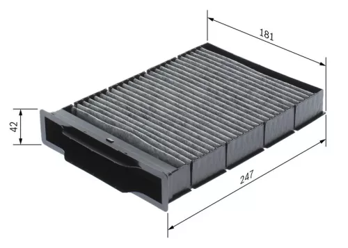 BOSCH Filter, cabin air (1987432393)