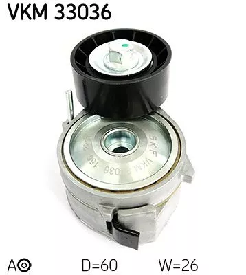 SKF Belt Tensioner, V-ribbed belt (VKM33036)