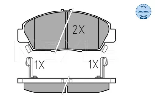 MEYLE Brake Pad Set, disc brake (0252187918/W)