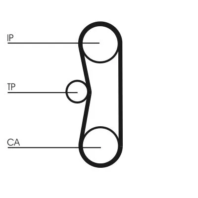 CONTINENTAL CTAM Timing Belt (CT662)
