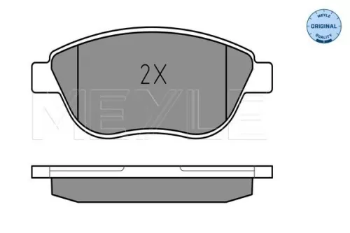 MEYLE Brake Pad Set, disc brake (0252370918/W)