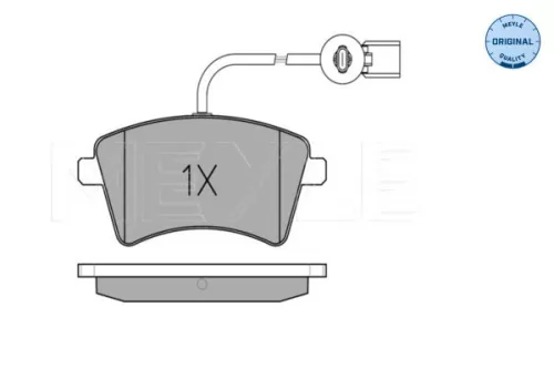 MEYLE Brake Pad Set, disc brake (0252529118)