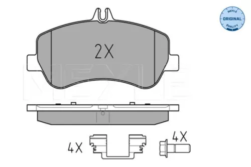 MEYLE Brake Pad Set, disc brake (0252486720)