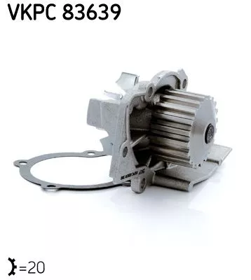 SKF Water Pump, engine cooling (VKPC83639)