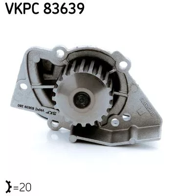 SKF Water Pump, engine cooling (VKPC83639)