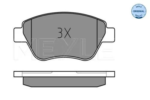 MEYLE Brake Pad Set, disc brake (0252398217/W)