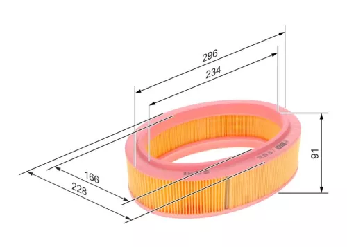 BOSCH Air Filter (1457433311)