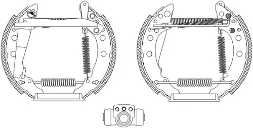 TEXTAR Brake Shoe Set (84018200)