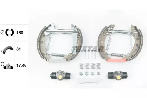 TEXTAR Brake Shoe Set (84018200)