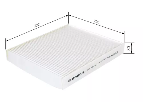 BOSCH Filter, cabin air (1987432053)