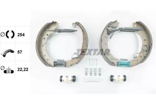 TEXTAR Brake Shoe Set (84049601)