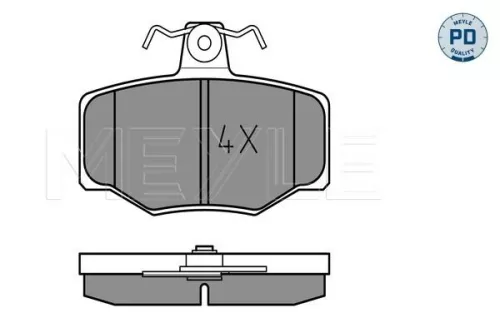 MEYLE Brake Pad Set, disc brake (0252154515/PD)