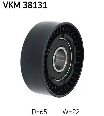 Deflection/Guide Pulley, V-ribbed belt