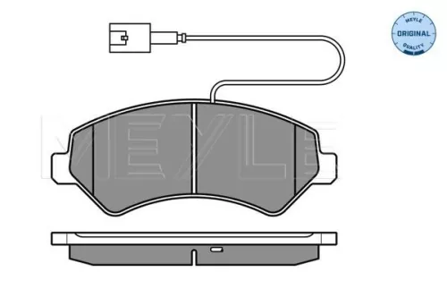 MEYLE Brake Pad Set, disc brake (0252446619/W1)
