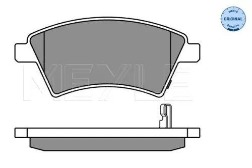 MEYLE Brake Pad Set, disc brake (0252439116/W)