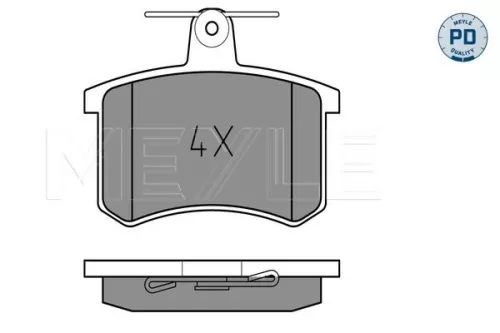 MEYLE Brake Pad Set, disc brake (0252114416/PD)