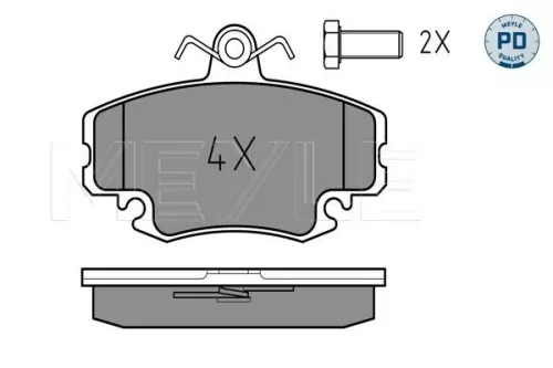 MEYLE Brake Pad Set, disc brake (0252146318/PD)