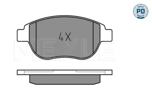 MEYLE Brake Pad Set, disc brake (0252360019/PD)