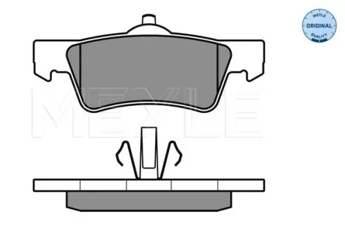 MEYLE Brake Pad Set, disc brake (0252436719/W)