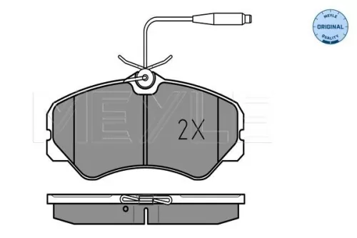 MEYLE Brake Pad Set, disc brake (0252120519/W)