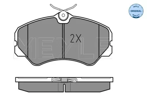 MEYLE Brake Pad Set, disc brake (0252120519/W)