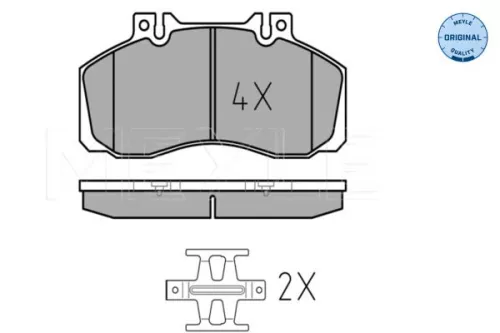 MEYLE Brake Pad Set, disc brake (0252983521)