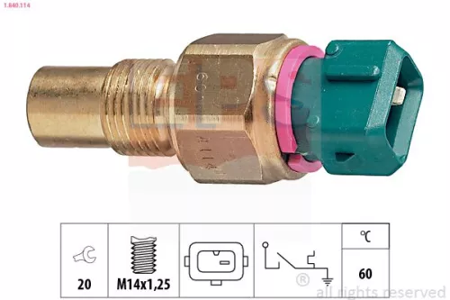 EPS Temperature Switch, coolant warning lamp (1-840-114)