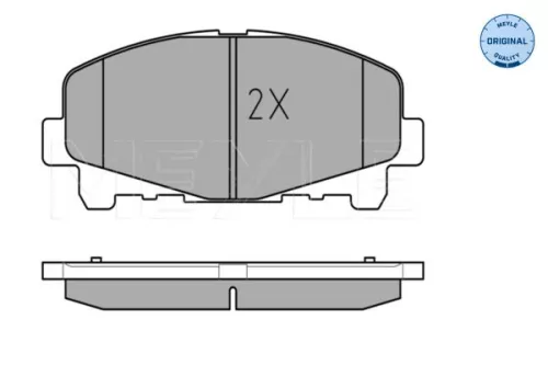 MEYLE Brake Pad Set, disc brake (0252476616)