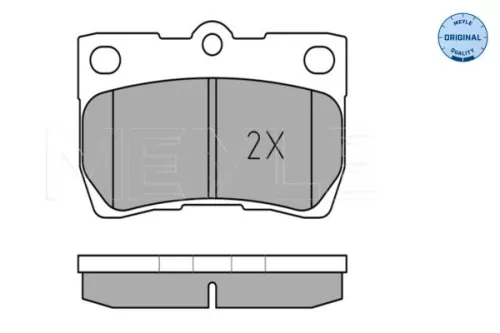 MEYLE Brake Pad Set, disc brake (0252432315/W)