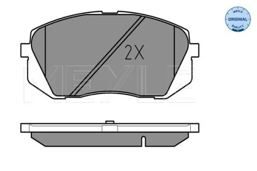 MEYLE Brake Pad Set, disc brake (0252450116/W)