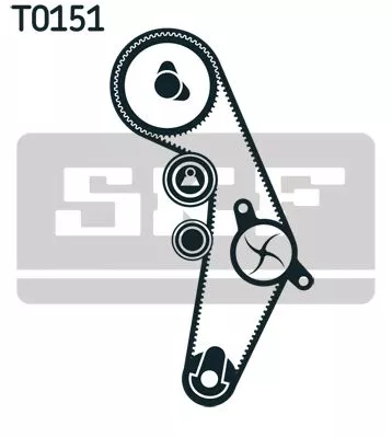 SKF Water Pump & Timing Belt Kit (VKMC01918-2)