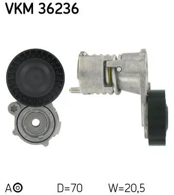 Belt Tensioner, V-ribbed belt