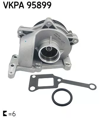 SKF Water Pump, engine cooling (VKPA95899)