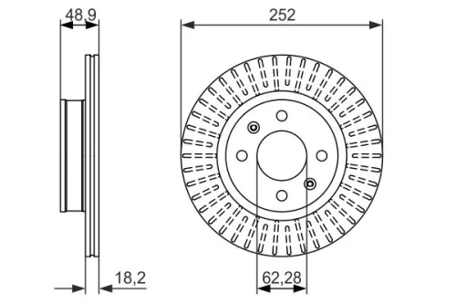 BOSCH Brake Disc (0986479770)