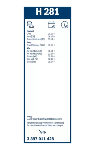 BOSCH Wiper Blade (3397011428)