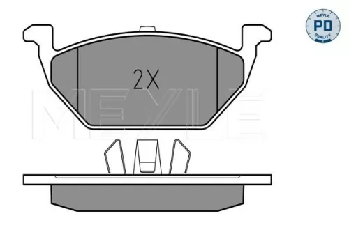 MEYLE Brake Pad Set, disc brake (0252313019/PD)