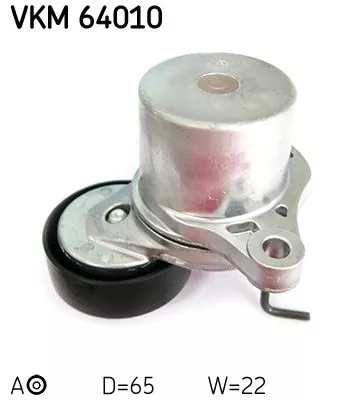 SKF Belt Tensioner, V-ribbed belt (VKM64010)