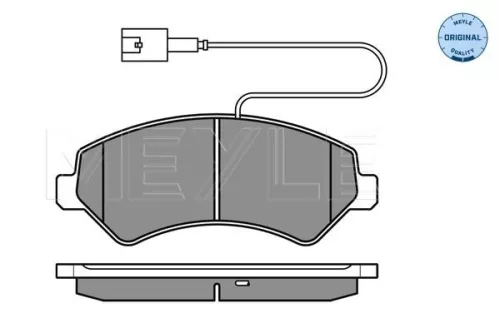 MEYLE Brake Pad Set, disc brake (0252446619/W2)